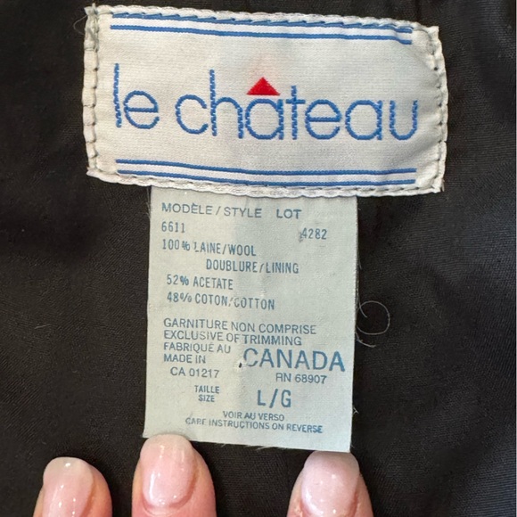 Vintage oversized 1980s cropped tuxedo blazer - Picture 6 of 10